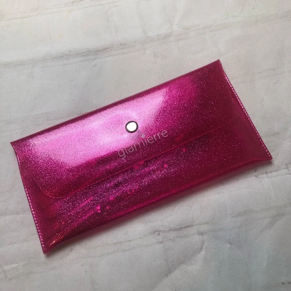 Glamierre Pink Glitter makeup brush‎ kit NEW! Y2K Fairycore